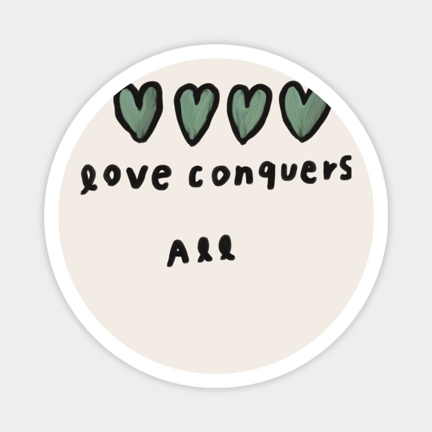 Love conquers all 6 Magnet by Soosoojin